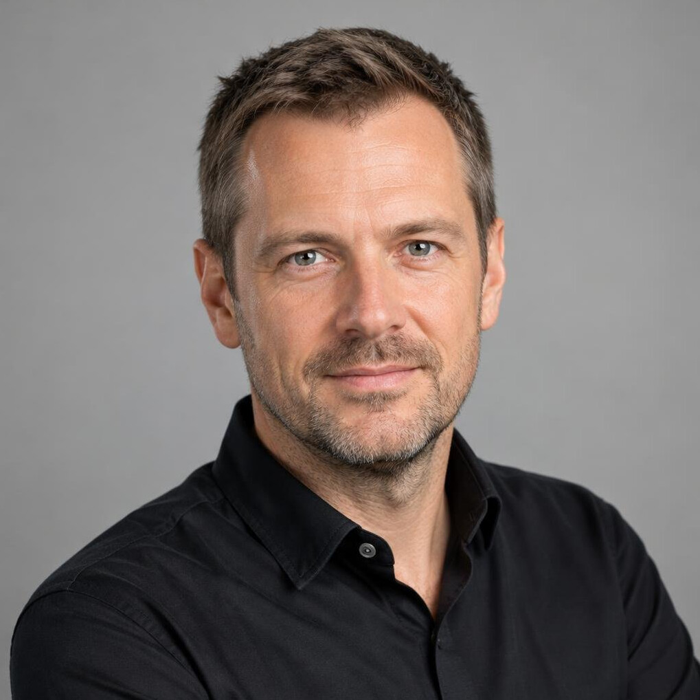 Portrait of a man studio director
